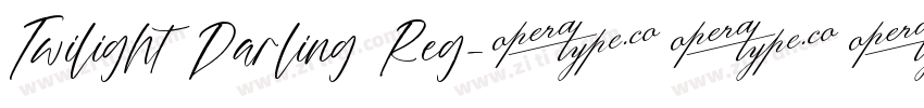 Twilight Darling Reg字体转换
